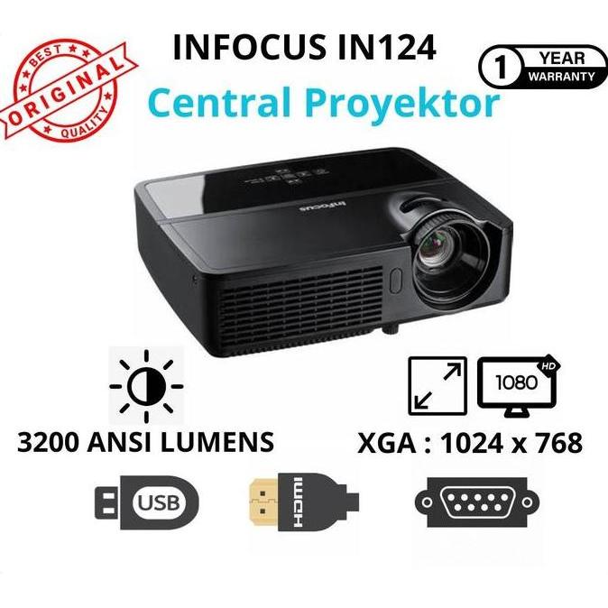 Proyektor Infocus In124 3200 Lumens - Projector Infocus