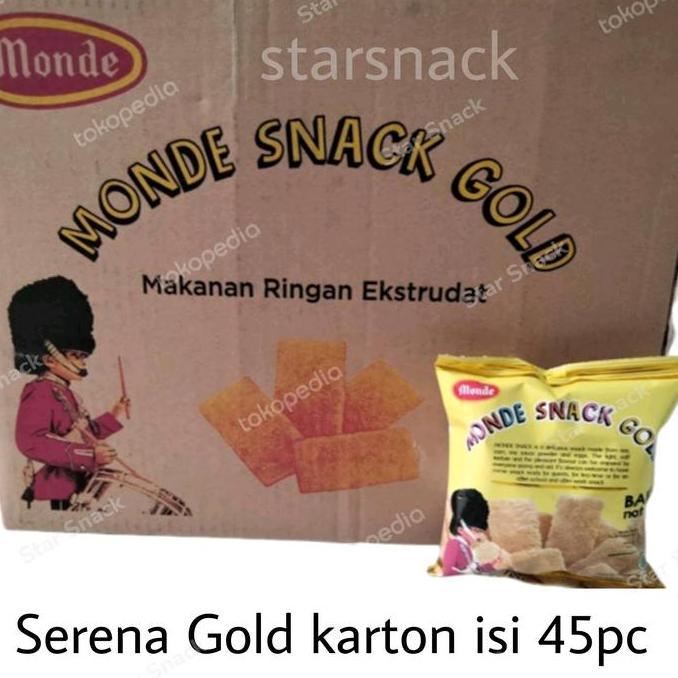 Monde Serena Gold Snack Karton Isi 45Pc