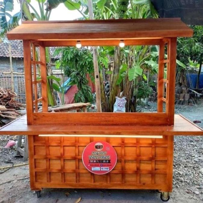 Terlaris Gerobak Takoyaki / Booth Takoyaki/ Gerobak Jualan