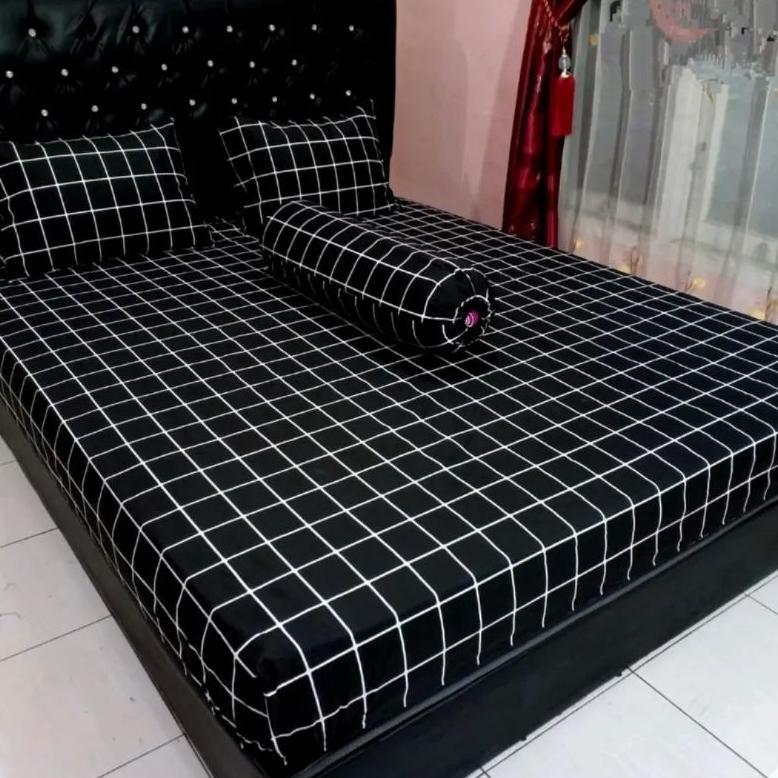 BESTPROMO sprei kotak kotak | sprei kotak | sprei homemade | sprei kotak aesthetic | sprei single | 