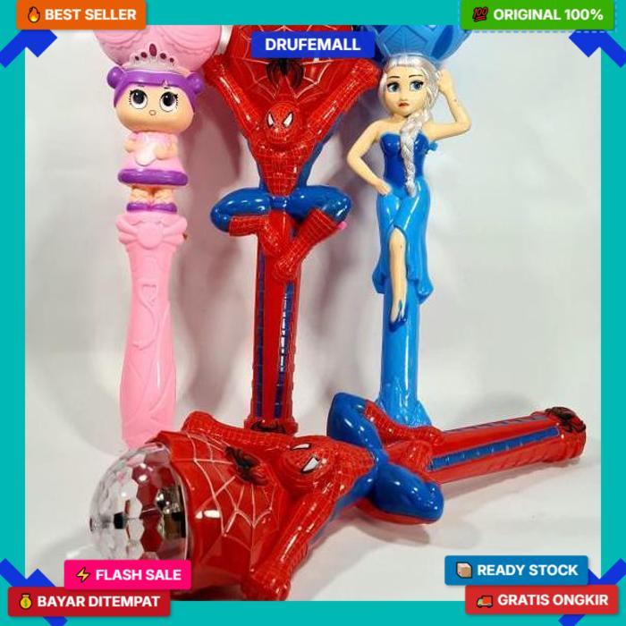 Tongkat Sihir Lampu Dan Musik / Tongkat Peri / Led Tongkat Peri Magic Dengan Lampu Cantik Dan Musik 