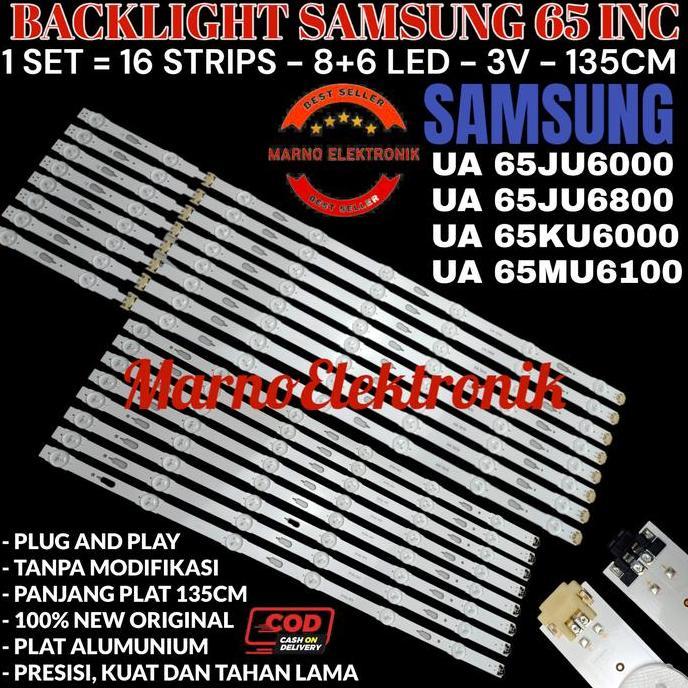 BACKLIGHT TV LED SAMSUNG 65 INC UA 65JU6000 65JU6800 65KU6000 65MU6100 A2162