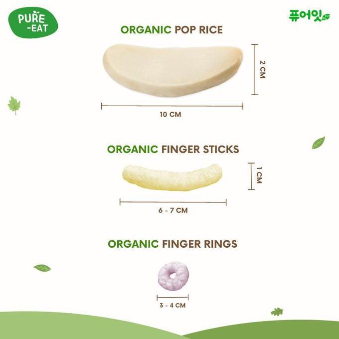 Yummy Pure Eat Organic Vegetable Rice Rings - Snack Bayi 8 Bulan (Product of Korea)