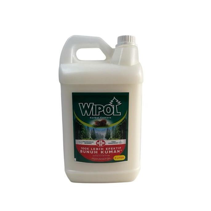 PROMO Pembersih Lantai Wipol Professional Disinfektan Bkc 5L Jerigen / Wipol Karbol Wangi Cemara 5 L