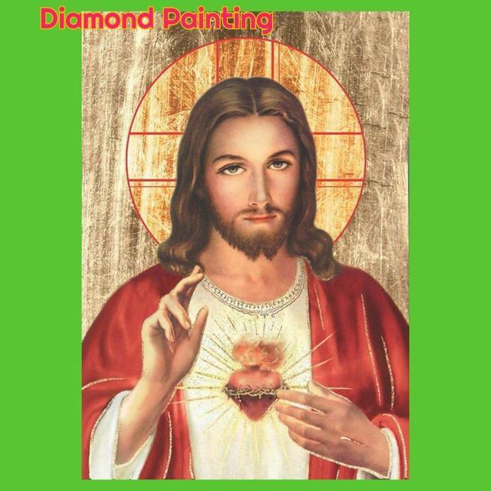 DIY DIAMOND PAINTING FULL - SQUARE - YESUS - 2