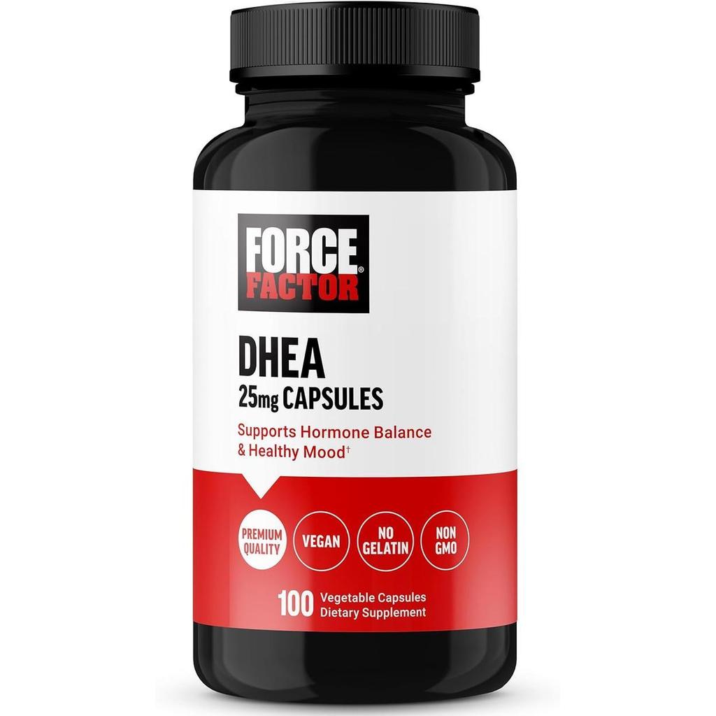 Force Factor DHEA 25mg Hormon Balance 100 Veg Caps