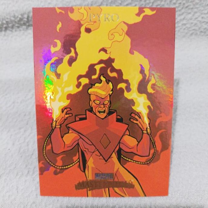 Fleer marvel masterpieces 2007 pyro foil