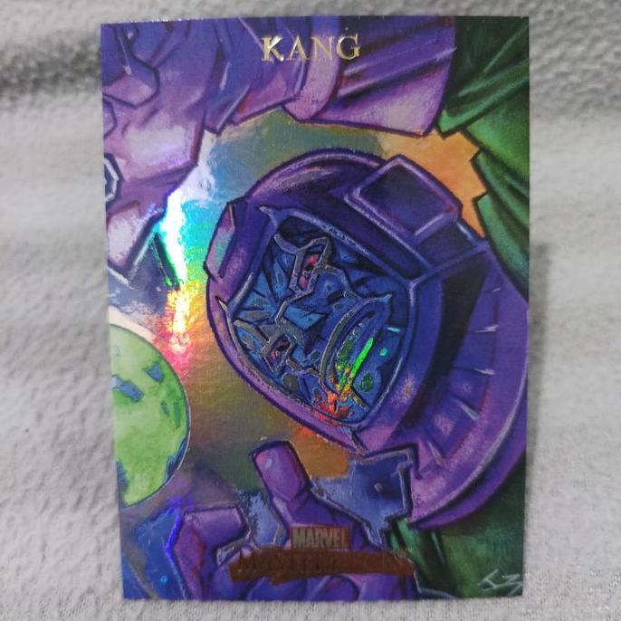 Fleer marvel masterpieces 2007 kang foil