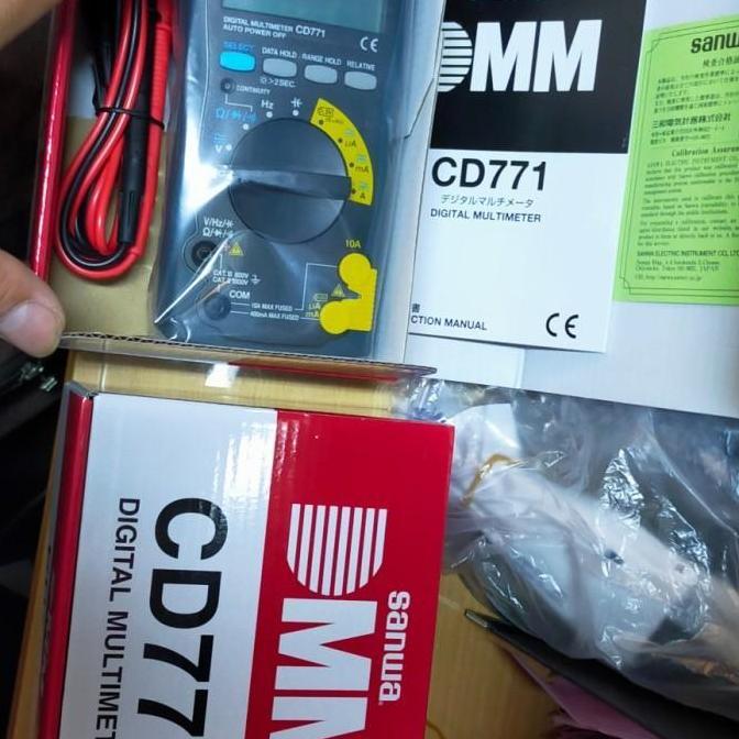 Original..!! Sanwa Cd 771 Multimeter Digital Sanwa Cd771 Multitester Original