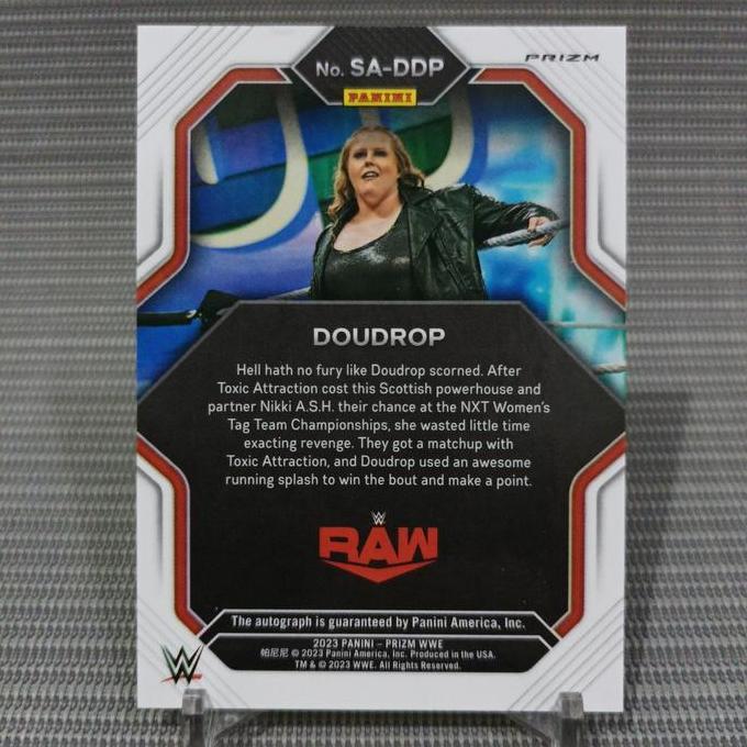 Prizm WWE 2023 doudrop superstar autograph silver prizm