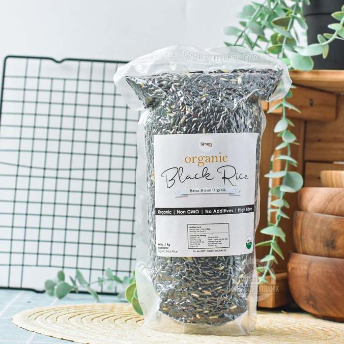 Simply Organic Black Rice ( Beras Hitam Organik ) 1 Kg porang