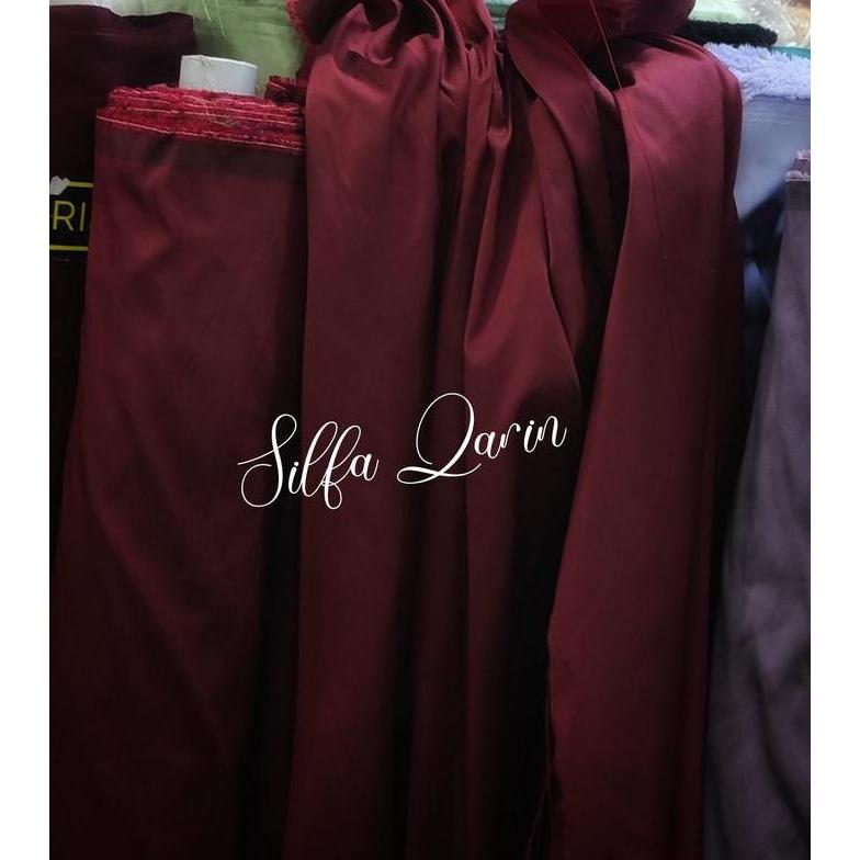 Kain Bahan Taveta Silk Doff Premium / Bahan Kain Tafeta Doff Korea