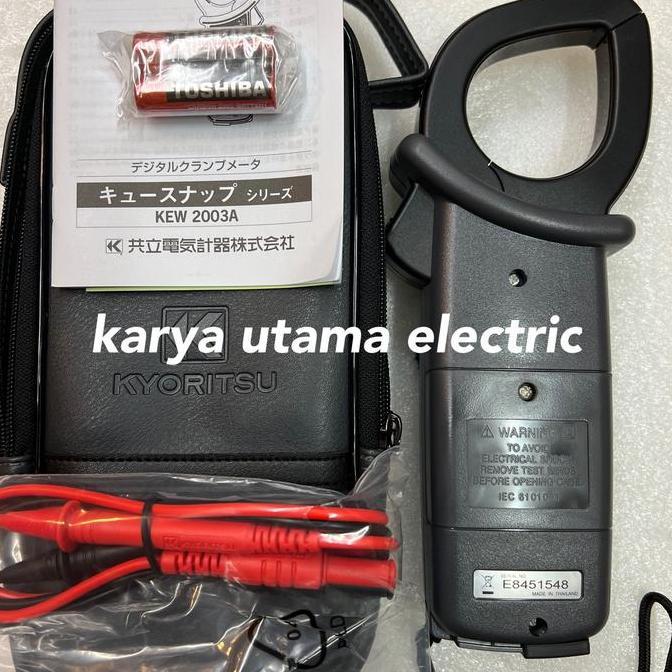 Masih Ada. Tang Ampere Kyoritsu 2003A Clamp Meter Digital Kyoritsu 2003A