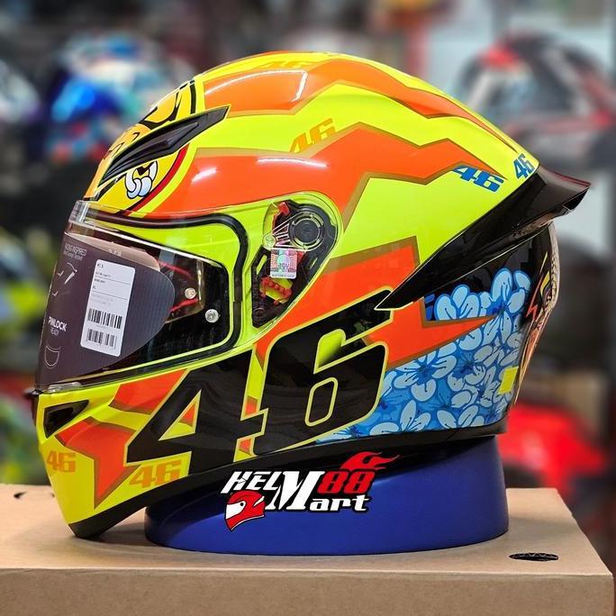 AGV K1S Rossi 2001 Helm Full Face Helm AGV K1 S Valentino Rossi VR46 Original
