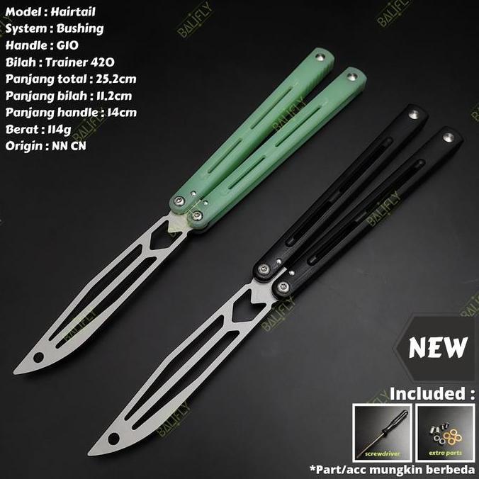 Balisong Butterfly Knife Hairtail