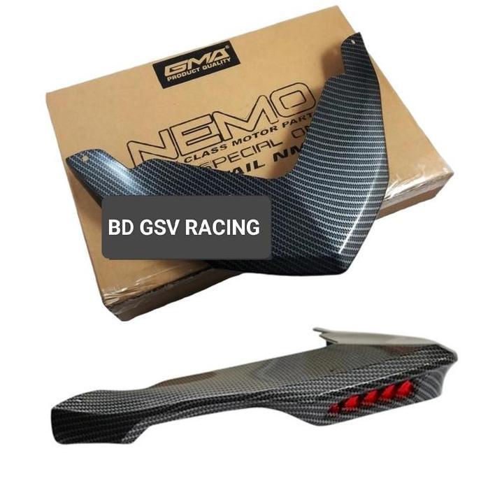 Ducktail Nmax Karbon Ducktail Nmax Sirip Lampu Stop Nmax Cover Topi Lampu Stop Nmax Nemo 2015 Sampai