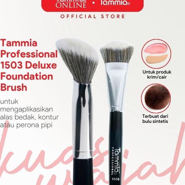 Tammia Professional 1503 Deluxe Foundation Brush Kuas Wajah