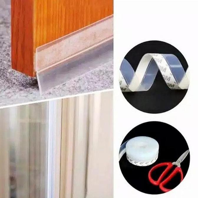 Door Bottom Seal - Karet Lis Bawah Pintu - Karet Penutup Celah Pintu