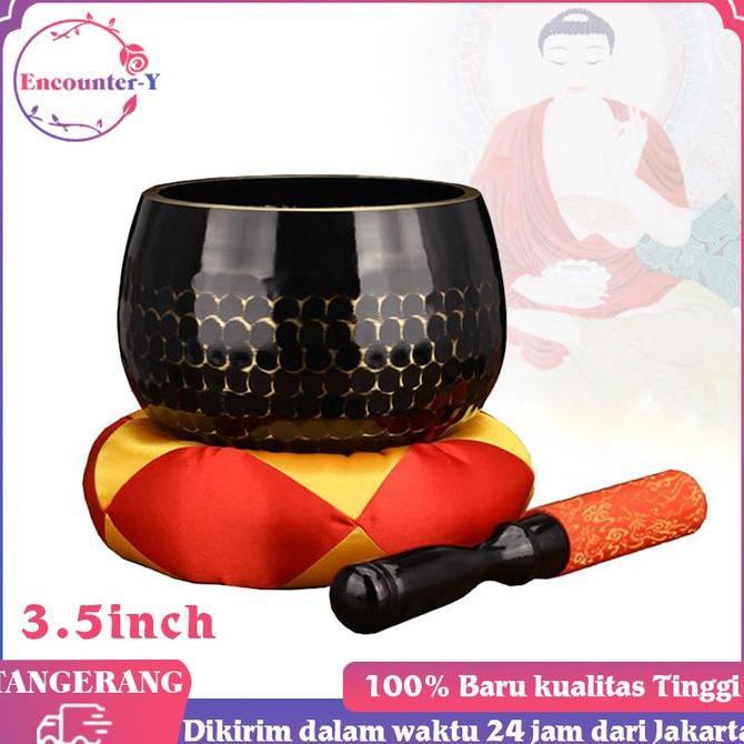 NEZGEFIG Instrument Singing Bowl Nepal Bahan Tembaga Lonceng Tibet Buddha