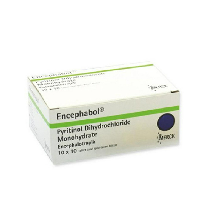 ENCEPHABOL 100 MG 1 BLISTER @ 10 TABLET SALUT GULA