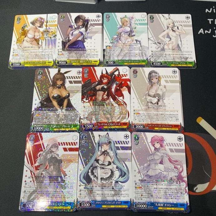 Promo Kartu Ws Tcg Jp Nikke Goddess Of Victory Rr - Anis / Naga / Rupee / Blanc / Noir Bunny / Red H