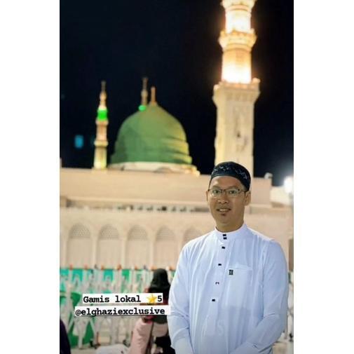Hot Deals Elghazi [Thobe Basic Jubah 001]  [Jubah Polos] Elghazi Lengan Panjang/ Jubah Hitam Putih J