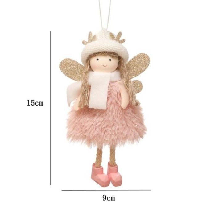 Angel Hiasan Dekorasi Pohon Natal Ornamen Pohon Natal Malaikat Peri Fairy Cantik Aksesoris Natal