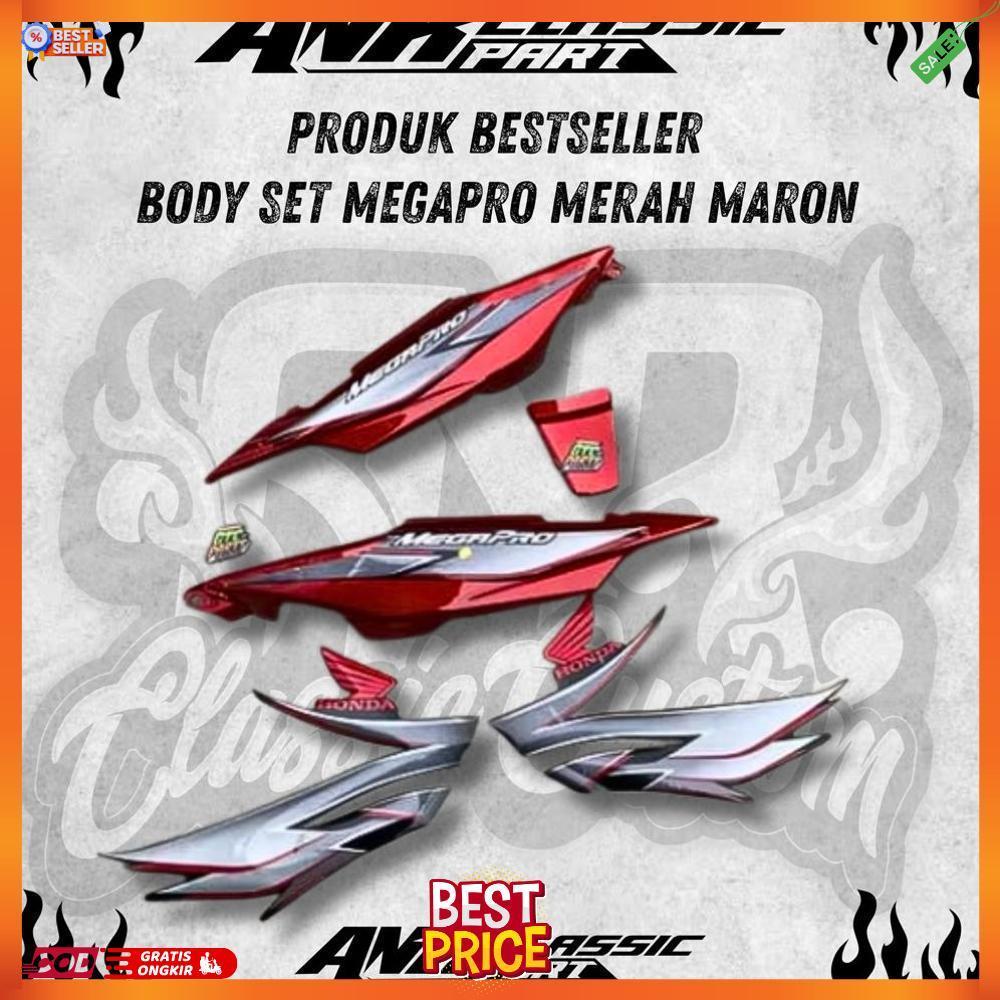 Body Honda Megapro Primus Cover Body Honda Megapro New Mp Primus Megapro Primus Merah [S5]
