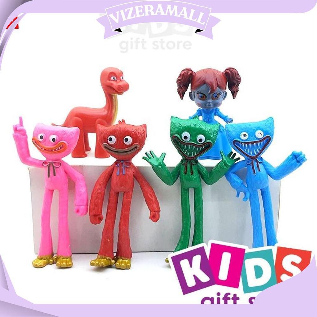 Huggy Wuggy Figure Set - Mainan Figur KGS Sale