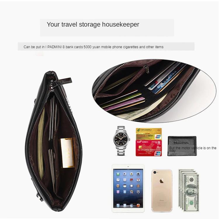 Tas Tangan Pria Cowok Import 05 Model Vegas Terbaru/Clutch Pria Cowok/Handbag Dompet Pria Kulit