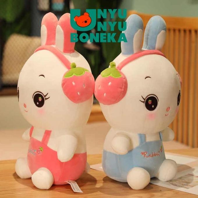Bear- Boneka Kelinci Rabit Impor Earphone 30Cm Kado Ultah P Rabbit Kado Souvenir Dolls Toys