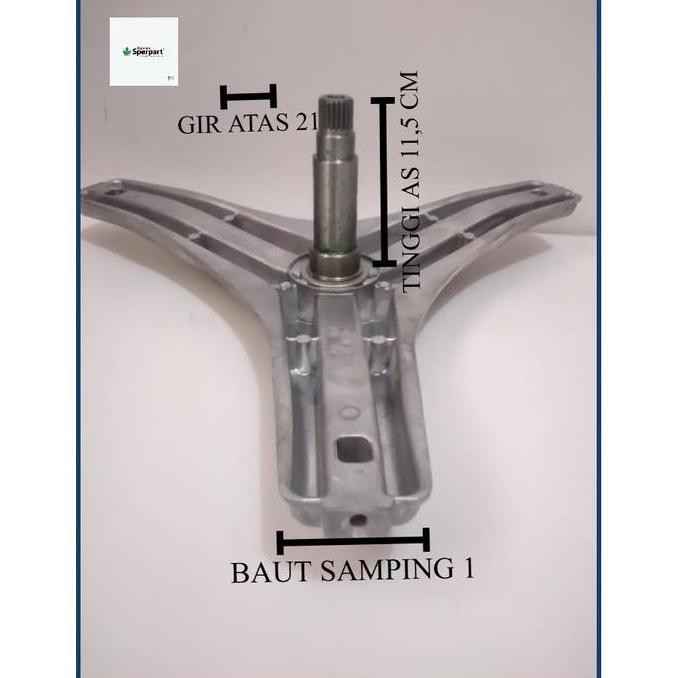 WD-P1410BRD WD-P1410RD6 WD-P1411RD6 SEGITIGA SPIDER DRUM MESIN CUCI LG FRONT LOADING BAUT SAMPING 1 