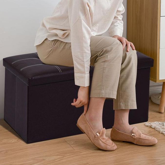 BEBAS ONGKIR - KURSI SOFA STORAGE BOX PANJANG / BOX LIPAT PENYIMPANAN MAINAN