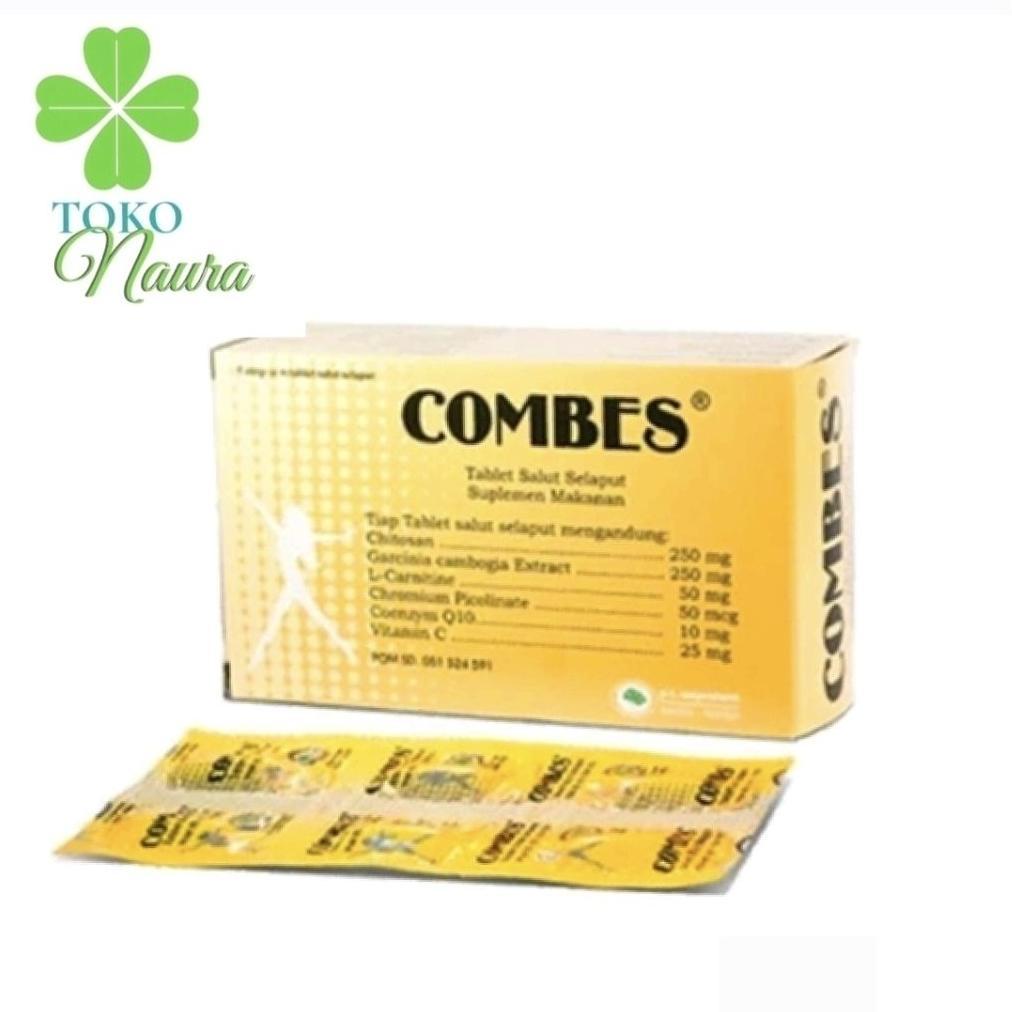 Combes Obat Diet Pelangsing 1 Box Isi 30 Kaplet