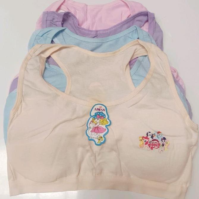 Miniset anak sport bra bh sport anak perempuan busa tipis cup kecil