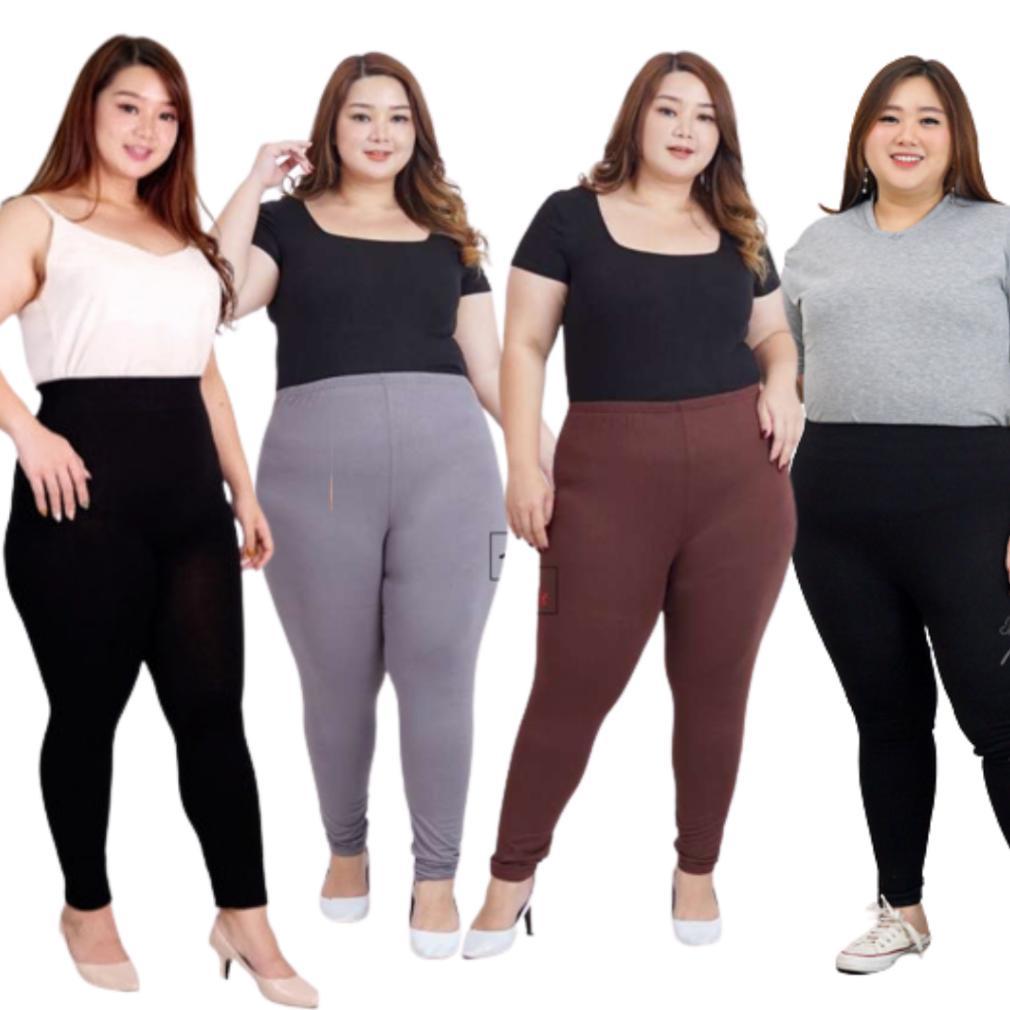 GARANSI Legging Wanita Jumbo Tebal Premium Celana Legging Jumbo Tebal Import Celana Legging Wanita J