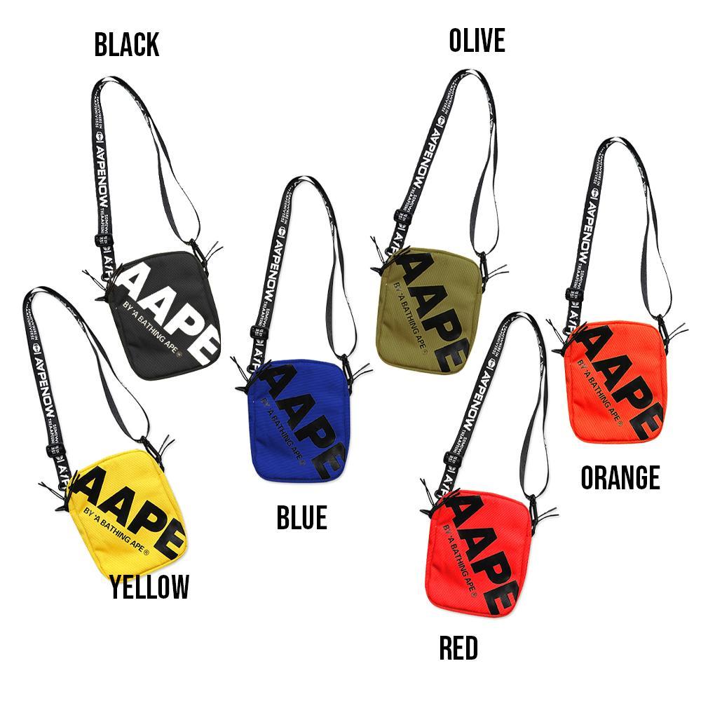 Aape By A Bathing Ape Logo Patch Shoulder Bag