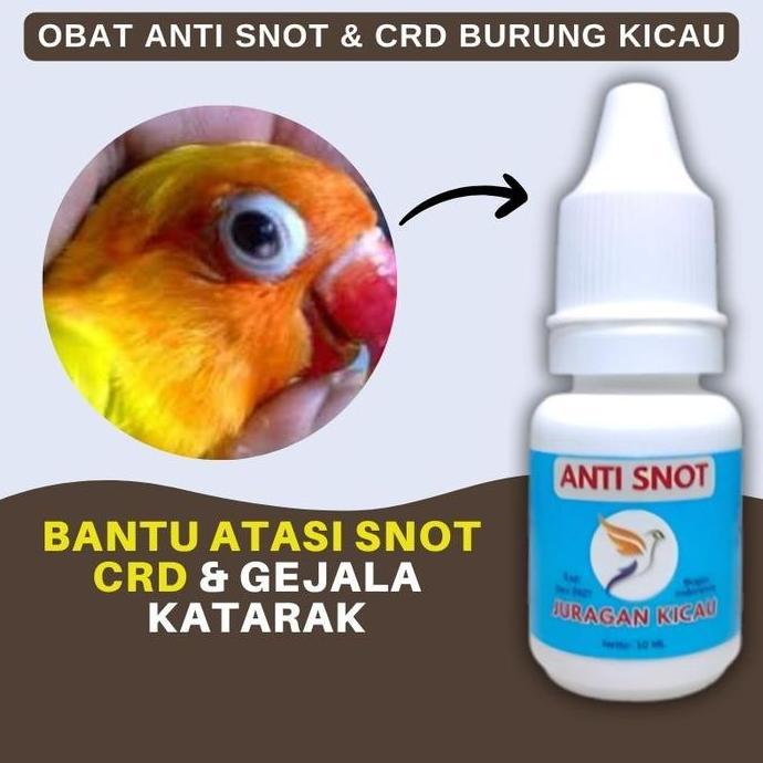 Obat Anti Snot Dan CRD Burung Kicau Original Kenari Murai Batu Sogon Lovebird Dll