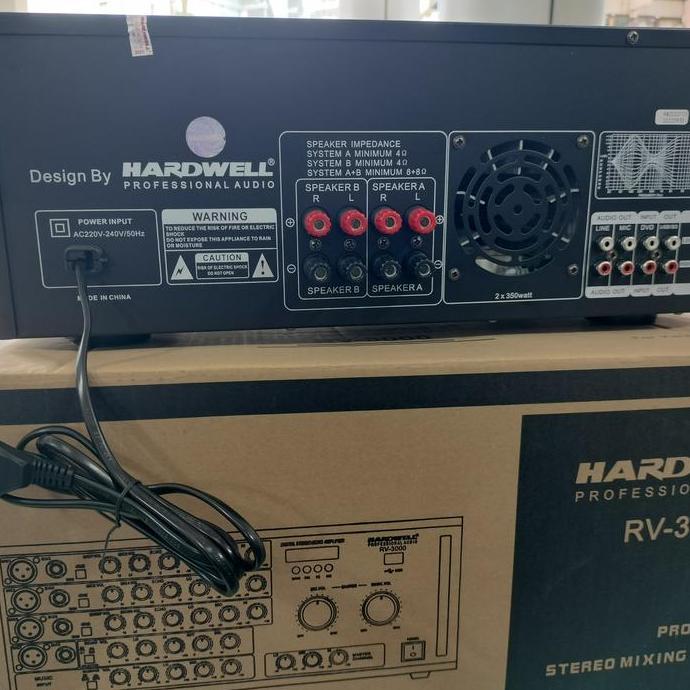 AMPLIFIER HARDWELL RV-3000 / RV3000 / RV 3000 BLUETOOTH-USB ORIGINAL