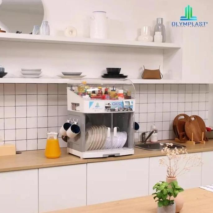 Rak Piring / Rak Penyimpanan Dapur OKS Olymplast