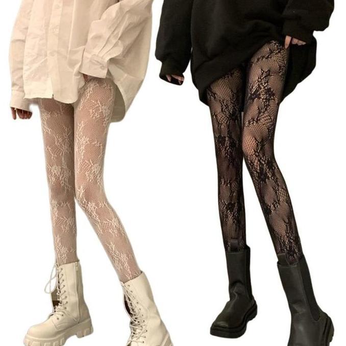 IDSTORE Stocking Pattern Stocking Pantyhose Stocking Jaring Stocking Lace / Stocking Print Cosplay L