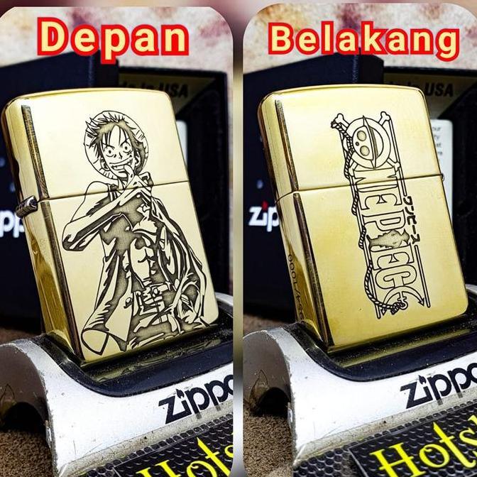 Zippo Original Luffy One Piece 3 Side Brass