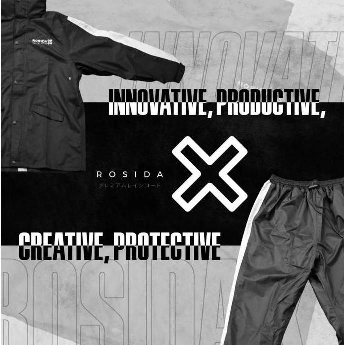 Jas Hujan Rosida Sporty Japan R882 / R 882 / 882 X ASLI 100% ORIGINAL BEST PRODUCT Raincoat Mantel P