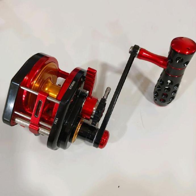 HARGA DISC - Wiki Master VIP2000 Turbo Knob Jigging Master Overhead LineWinder Reel
