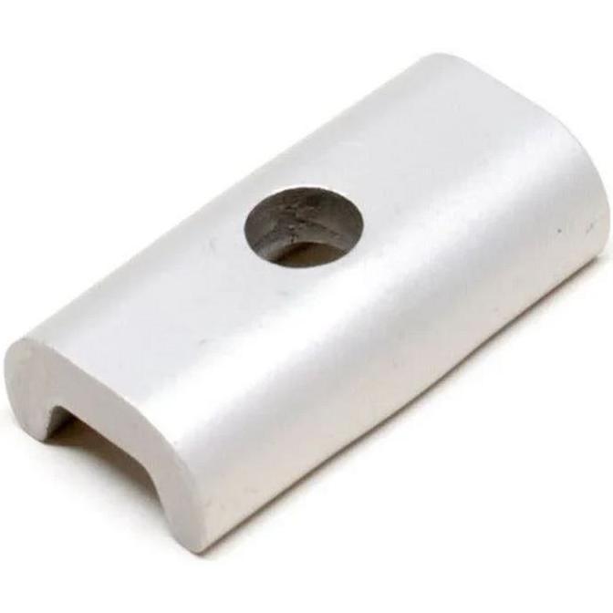 SPAREPART SEPEDA BROMPTON HINGE CLAMP PLATE ONLY SILVER