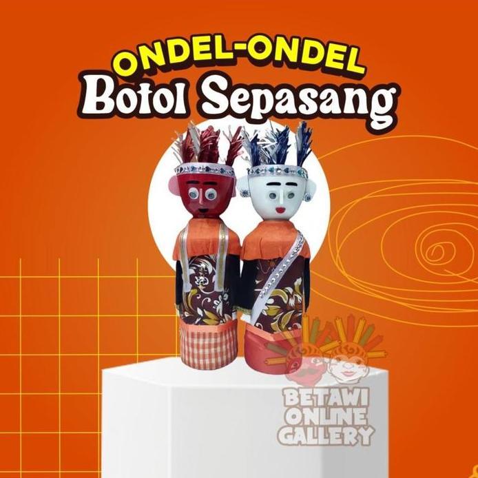 Boneka Ondel-ondel / Souvenir Ondel-ondel / Miniatur Ondel-ondel