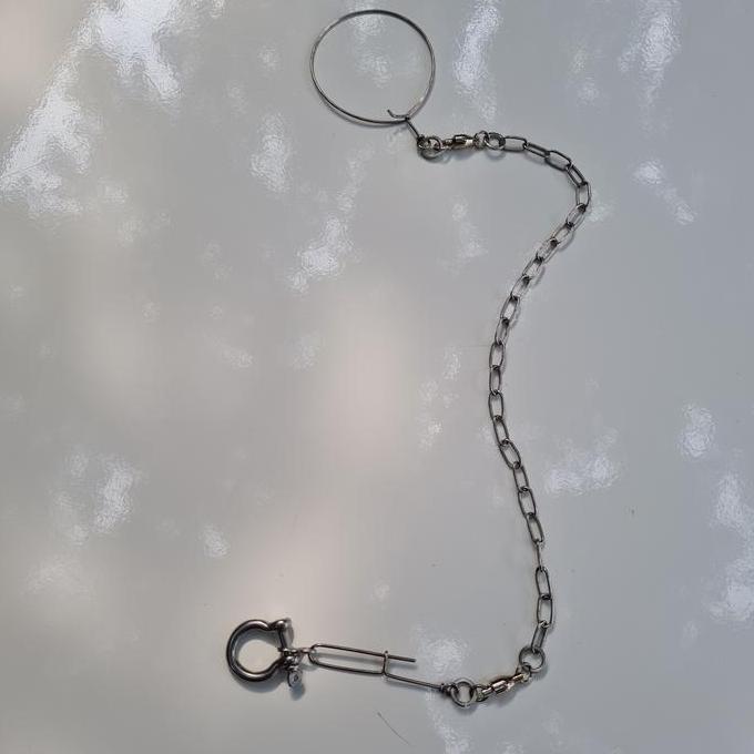 Rantai burung parrot Afgrey bayan set ring omega