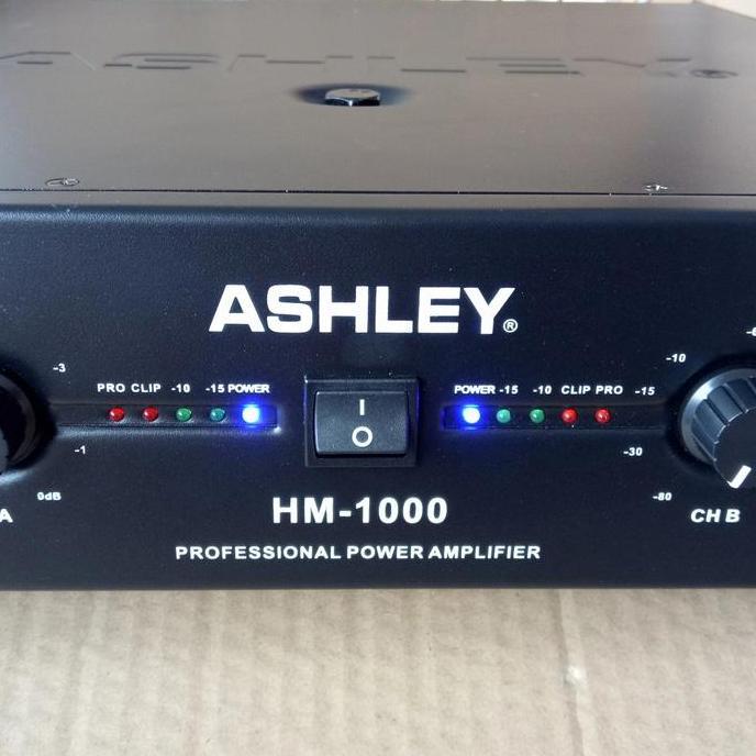 power ashley HM1000 original HM 1000 amplifier clas H 1000W power sub