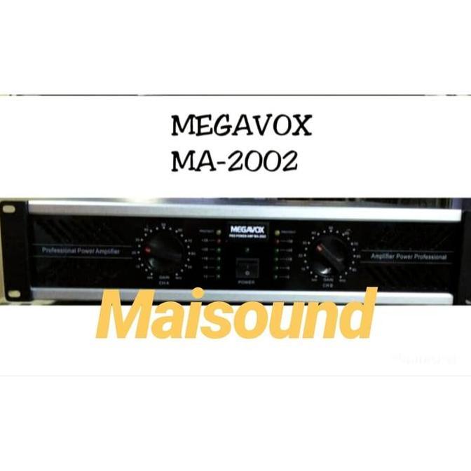 POWER AMPLI MEGAVOX MA 2002 AMPLIFIER MEGAVOX MA2002