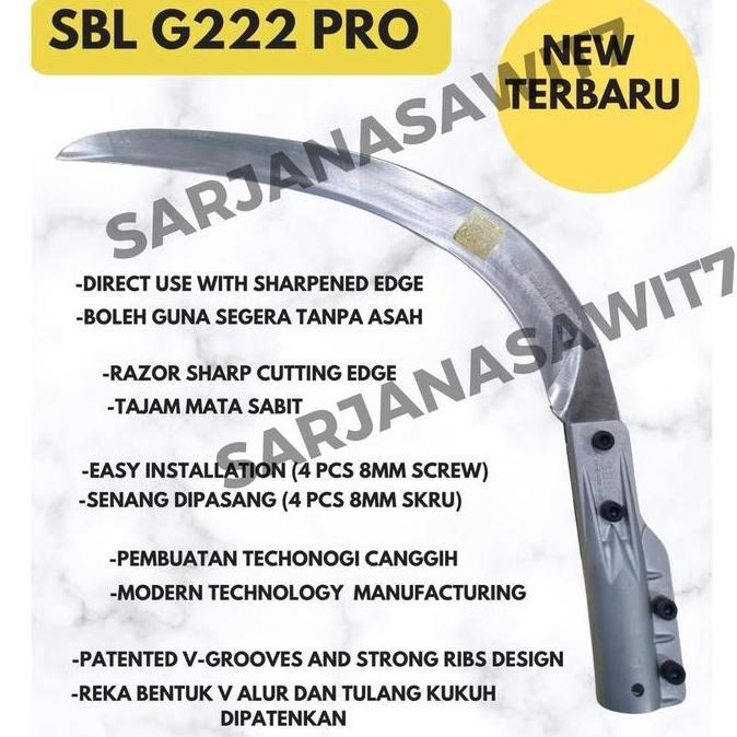 EGREK SBL G222 PRO (Complete set) sabit sawit SBL/EGREK SAWIT/harvesting Sickle SBL (harvesting tool